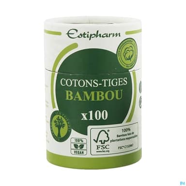 ESTIPHARM COTON TIGE BAMBOU 100