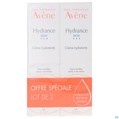 AVENE HYDRANCE RICHE CR 40MLX2