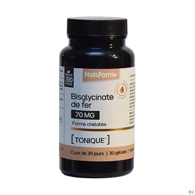 NAT&FORM BISGLYCINATE FER GELU 30