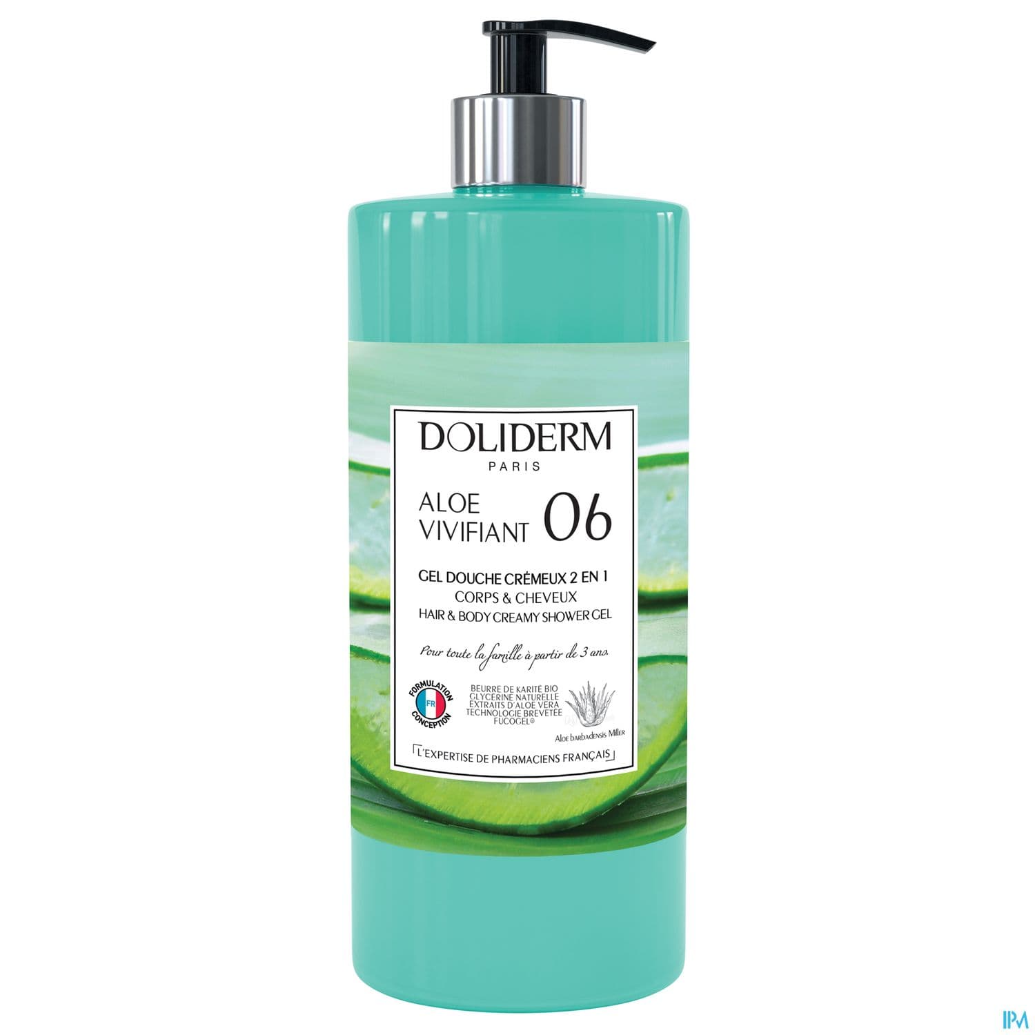 Doliderm Gel Douche Cremeux No06 Aloe Vivifiant 1l