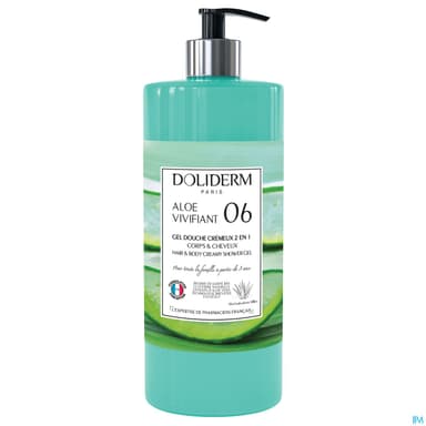 Doliderm Gel Douche Cremeux No06 Aloe Vivifiant 1l