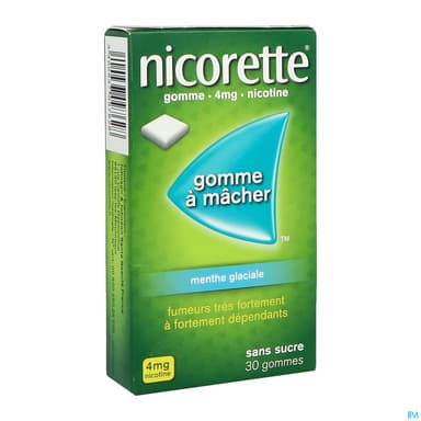 NICORETTE 4MG GOMME MENT GLA SS 30