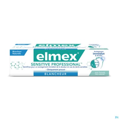 Dentifrice Elmex® Sensitive Professional Blancheur Tube 75ml