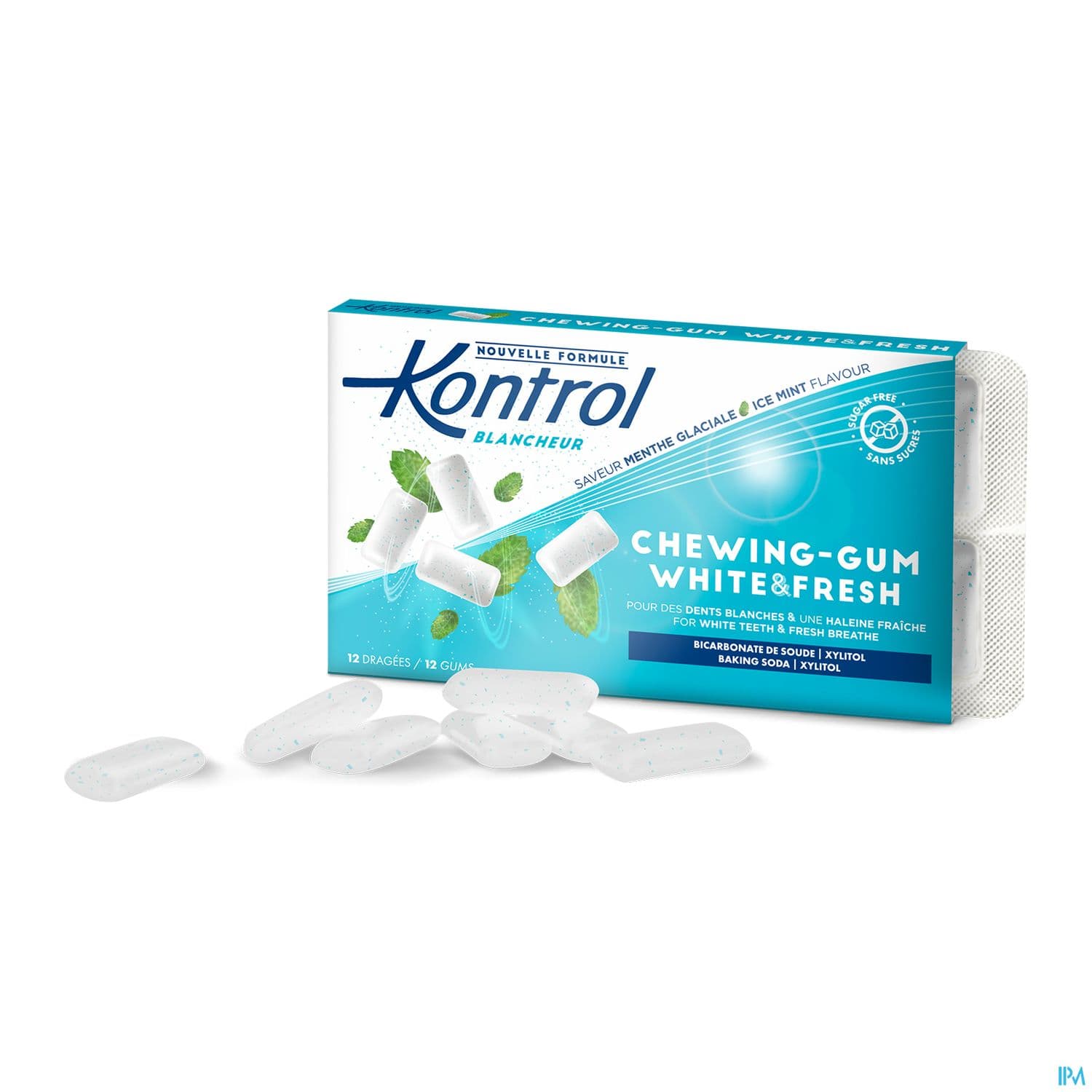 KONTROL CHEWING-GUM S/SUCRE X12