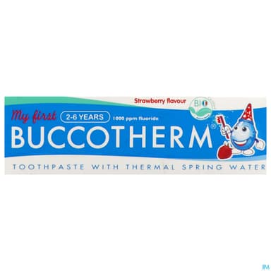 Buccotherm 2/6ans Dentifrice Fraise Bio 50ml