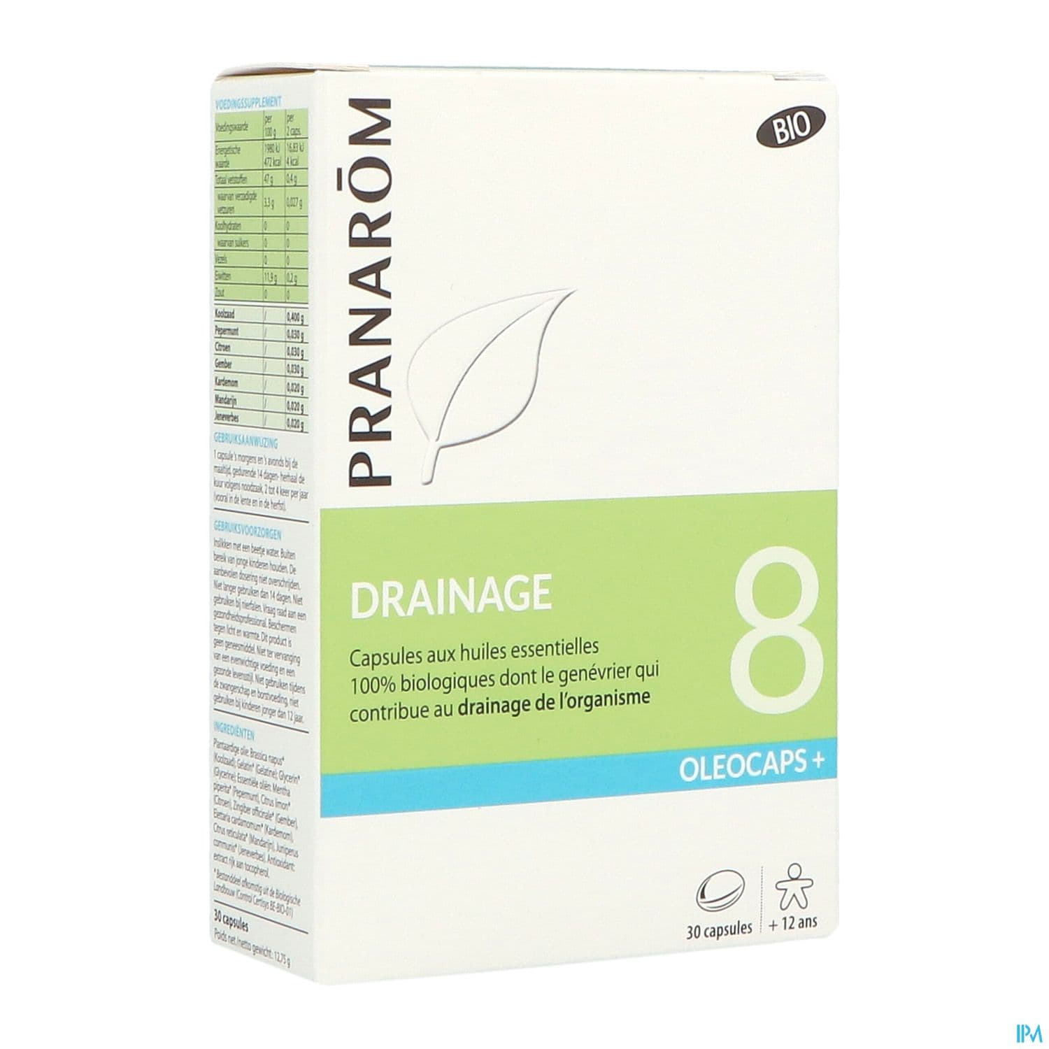 PRANAROM OLEOCAPS+8 DRAINAGE CAP30