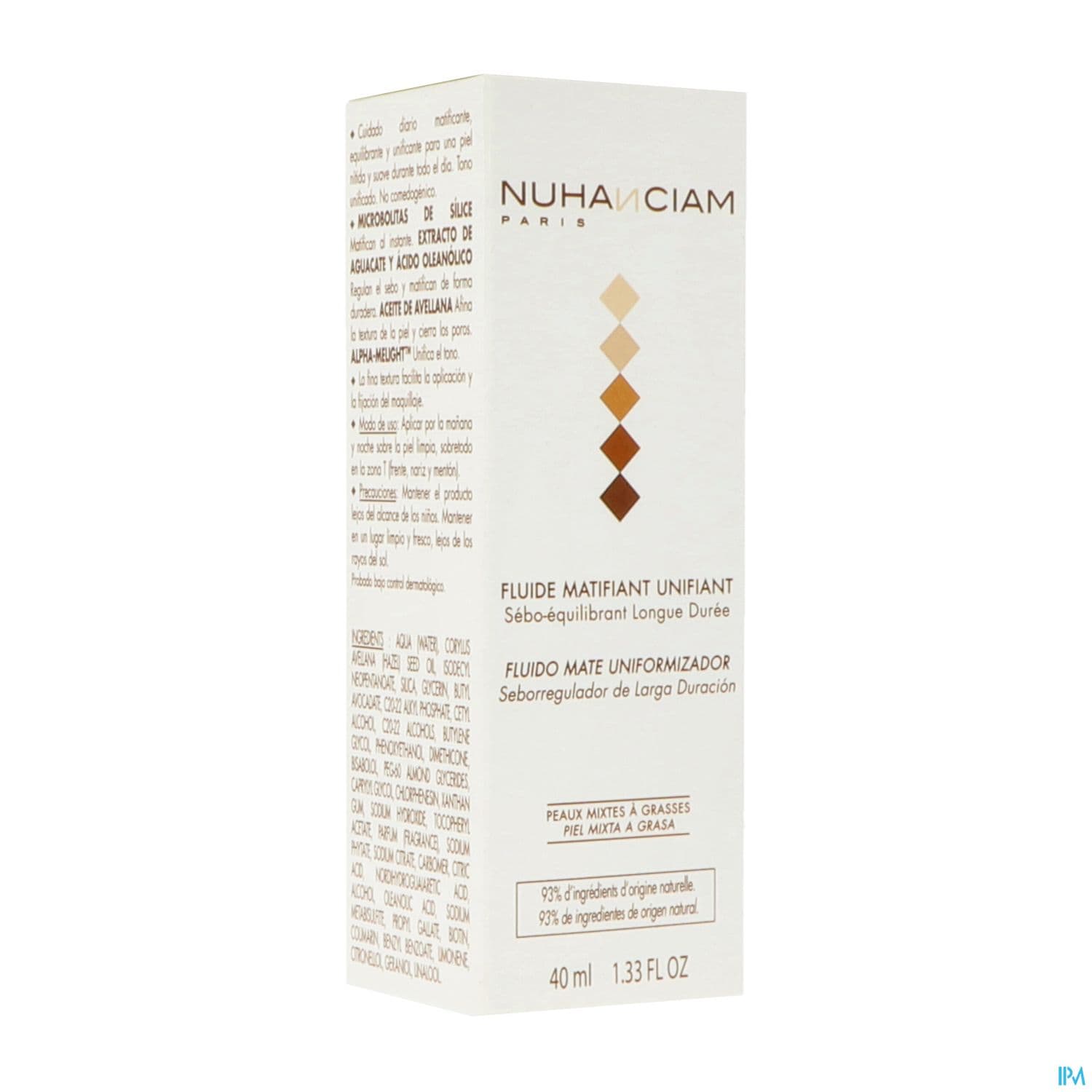 NUHANCIAM MATIF/UNIF FLUIDE 40ML