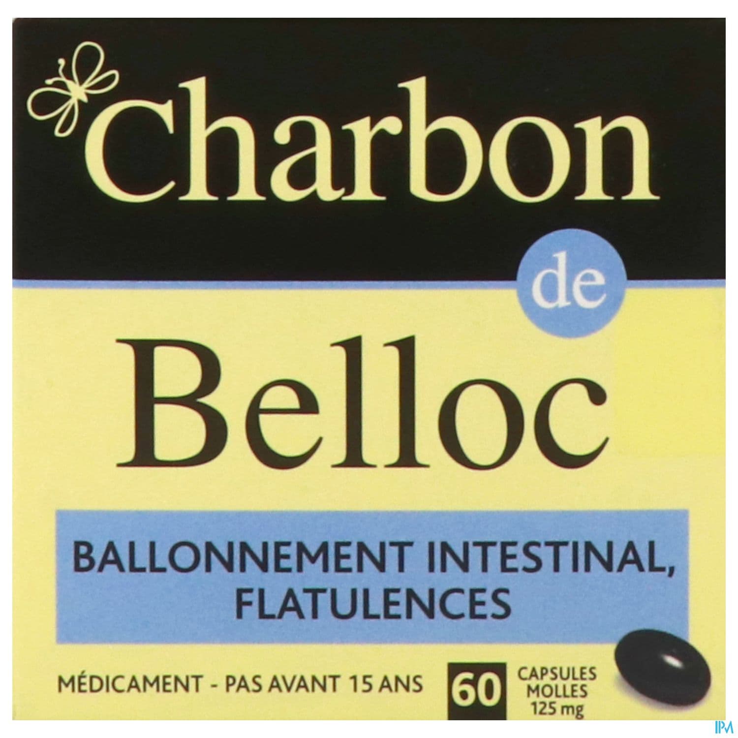 Charbon Belloc 125mg Capsule Molle 60