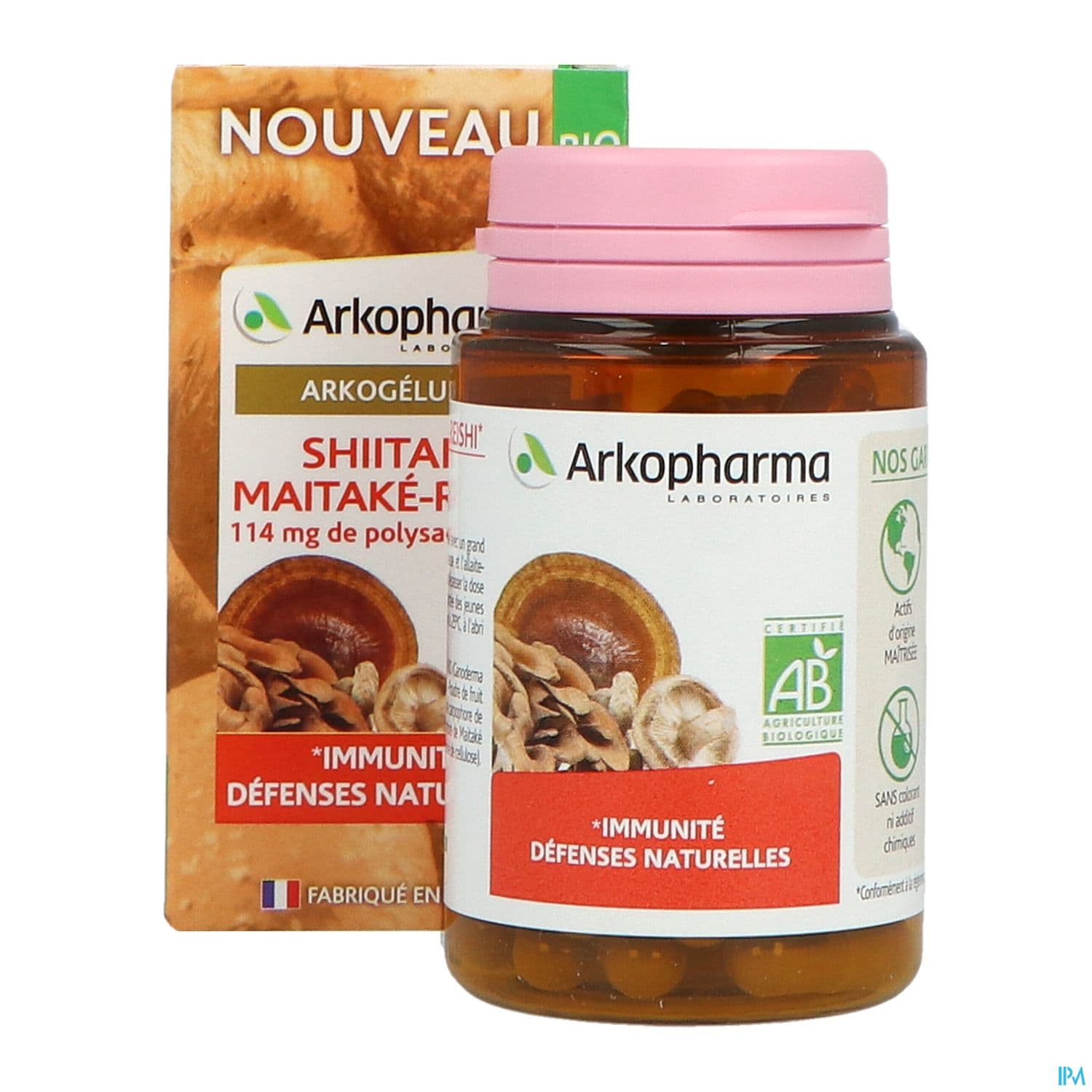 Arkopharma Arkogelules Shiitake Maitake Reishi Bio Gelule 40