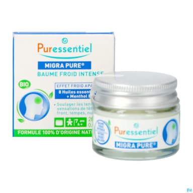 Puressentiel Baume Froid Intense Migra Pure Aux 8he Bio 20ml