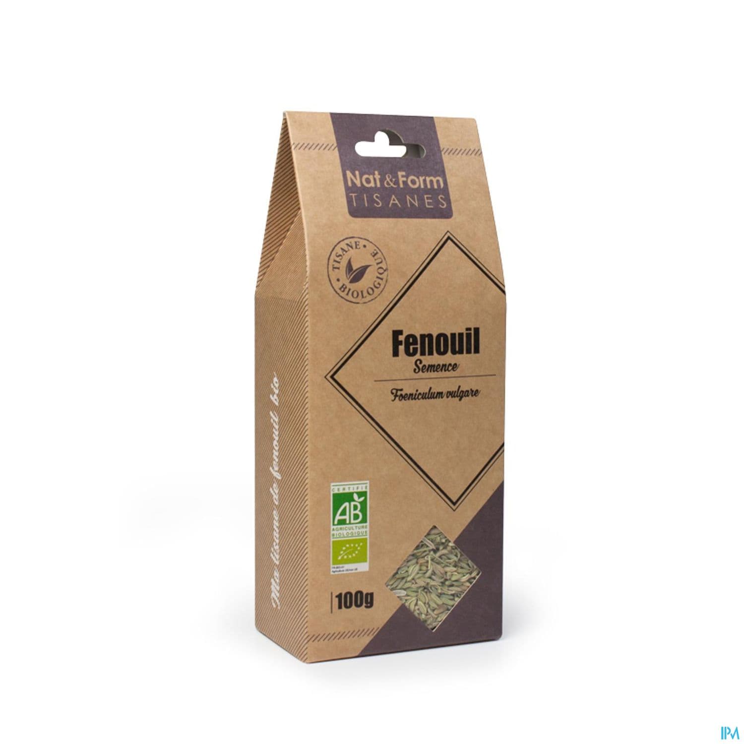 NAT&FORM TIS FENOUIL SEM BIO 100G