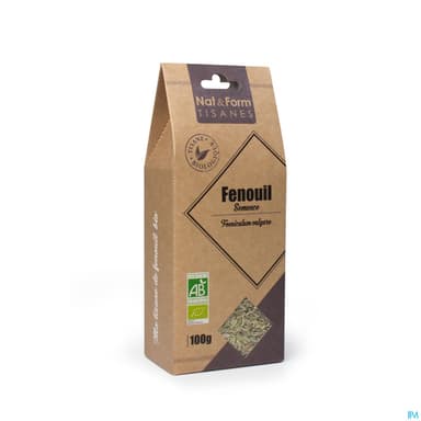 NAT&FORM TIS FENOUIL SEM BIO 100G