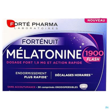 Forte Pharma Fortenuit Melatonine 1900 Flash Comprime 30