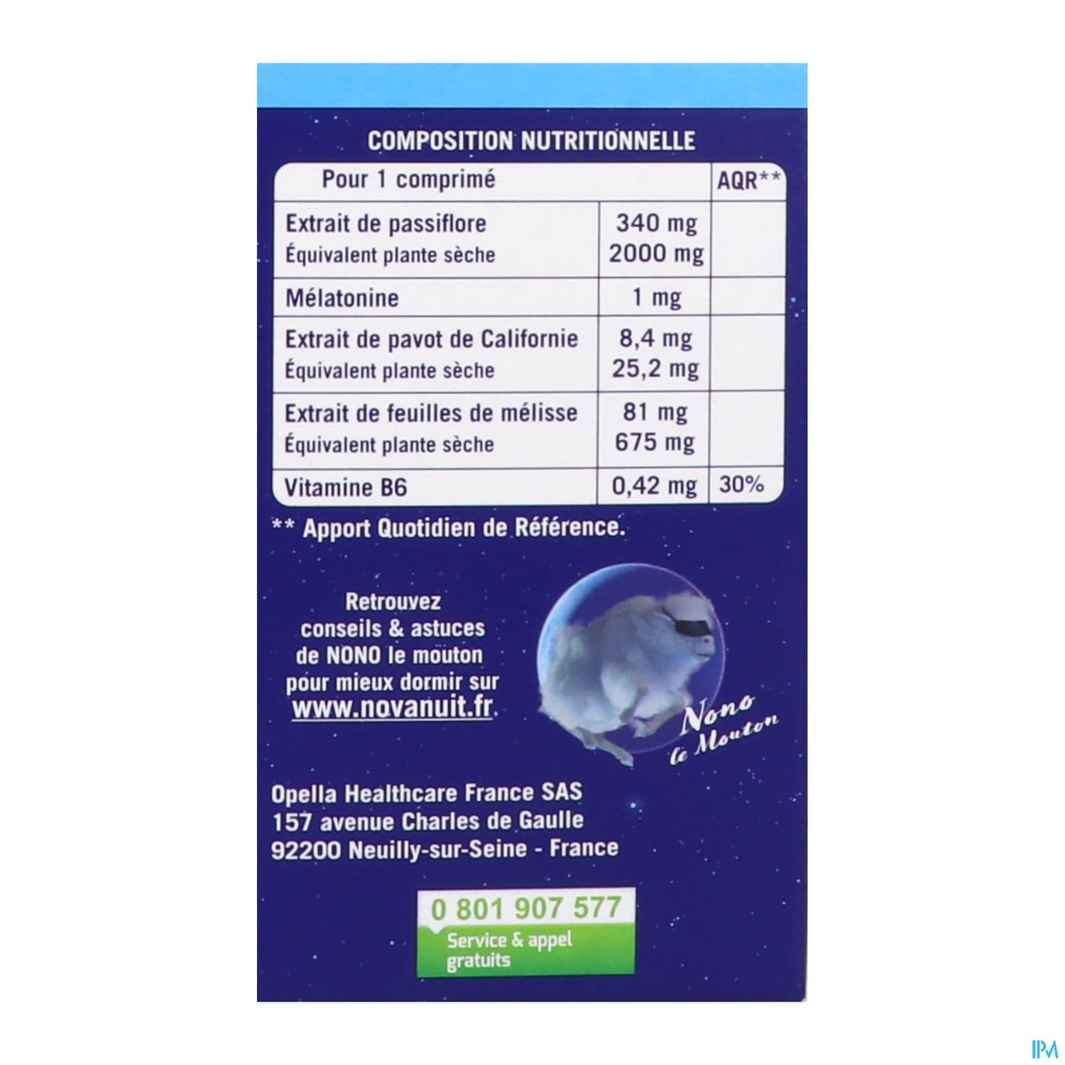 Novanuit Triple Action Comprime 60