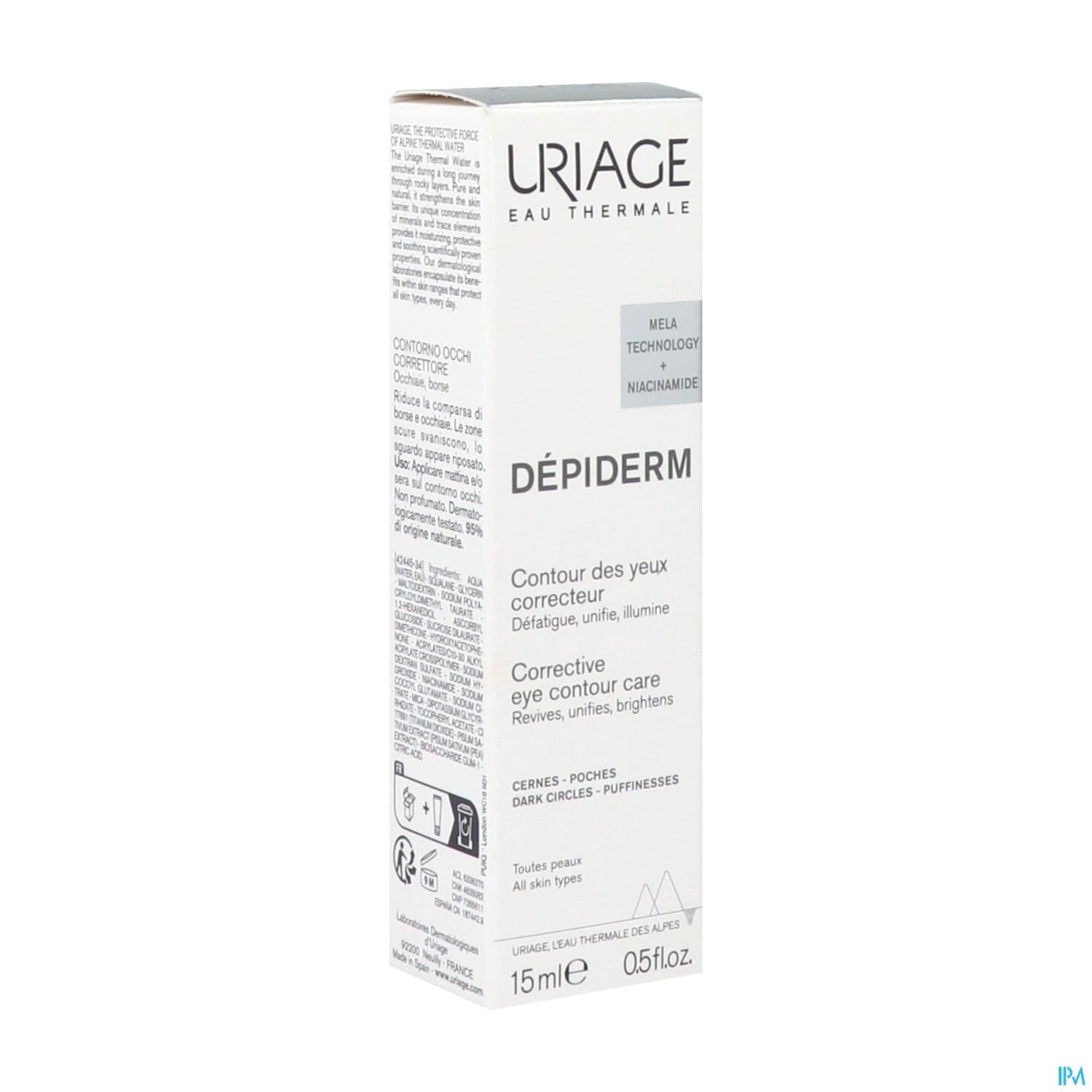 URIAGE DEPIDERM CONT YX A/TACH15ML — Pharmacie Chartreuse