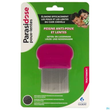 PEIGNE PARASIDOSE DENT CANNELEE