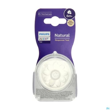TETINE AVENT NAT RESPONSE EPAIS X2