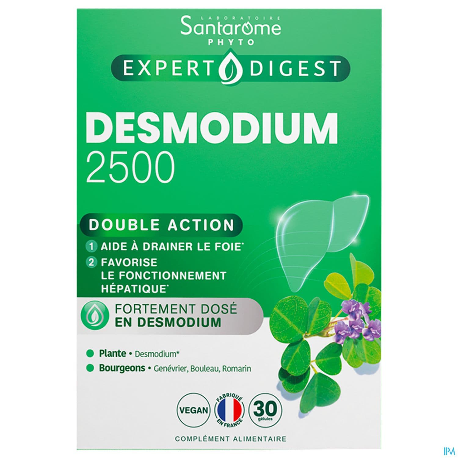 Santarome Bio Desmodium 2500 Gelule 30