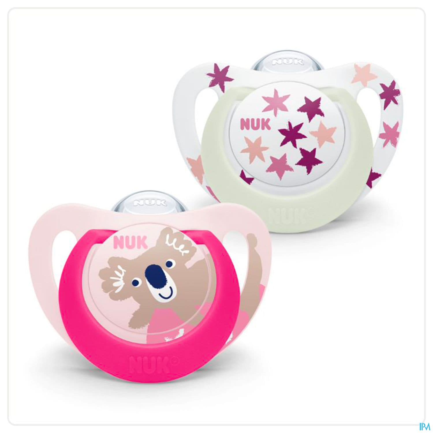 SUCET NUK 6-18M STARLIGHT FILLE X2