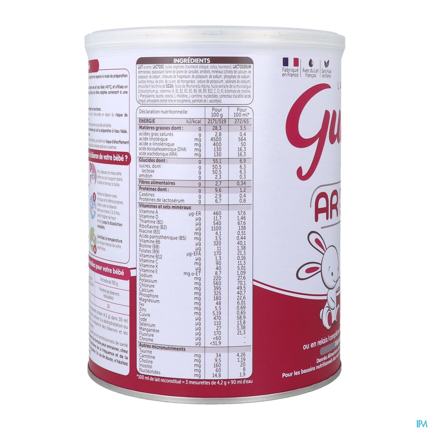 GUIGOZ EXPERT LAIT AR MIX 2 780G
