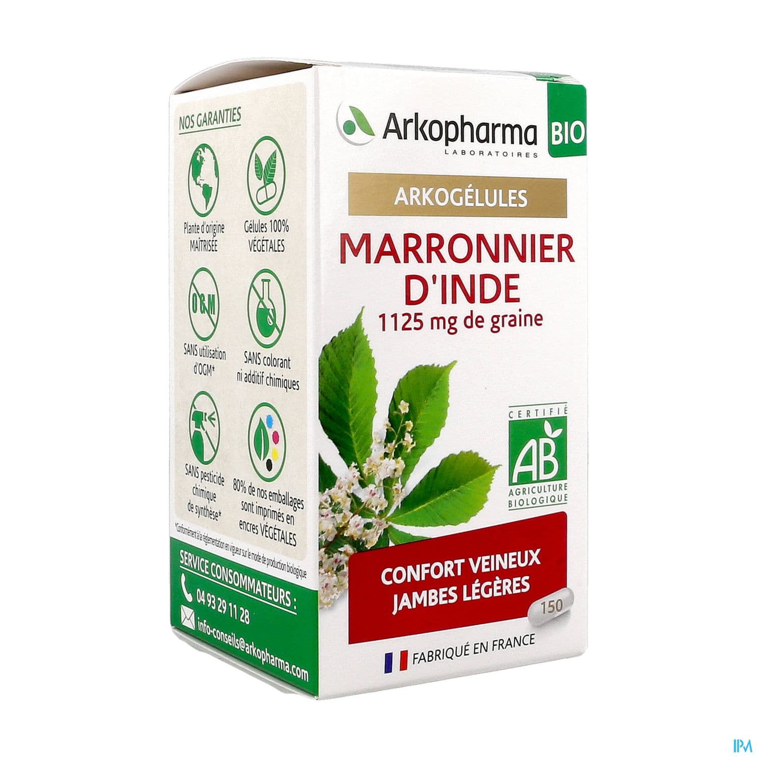 Arkopharma Arkogelules Marronnier Inde Bio Gelule 150