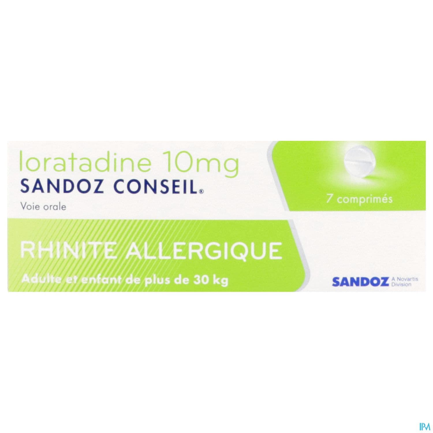 Loratadine Sandoz Conseil 10mg Comprime 7