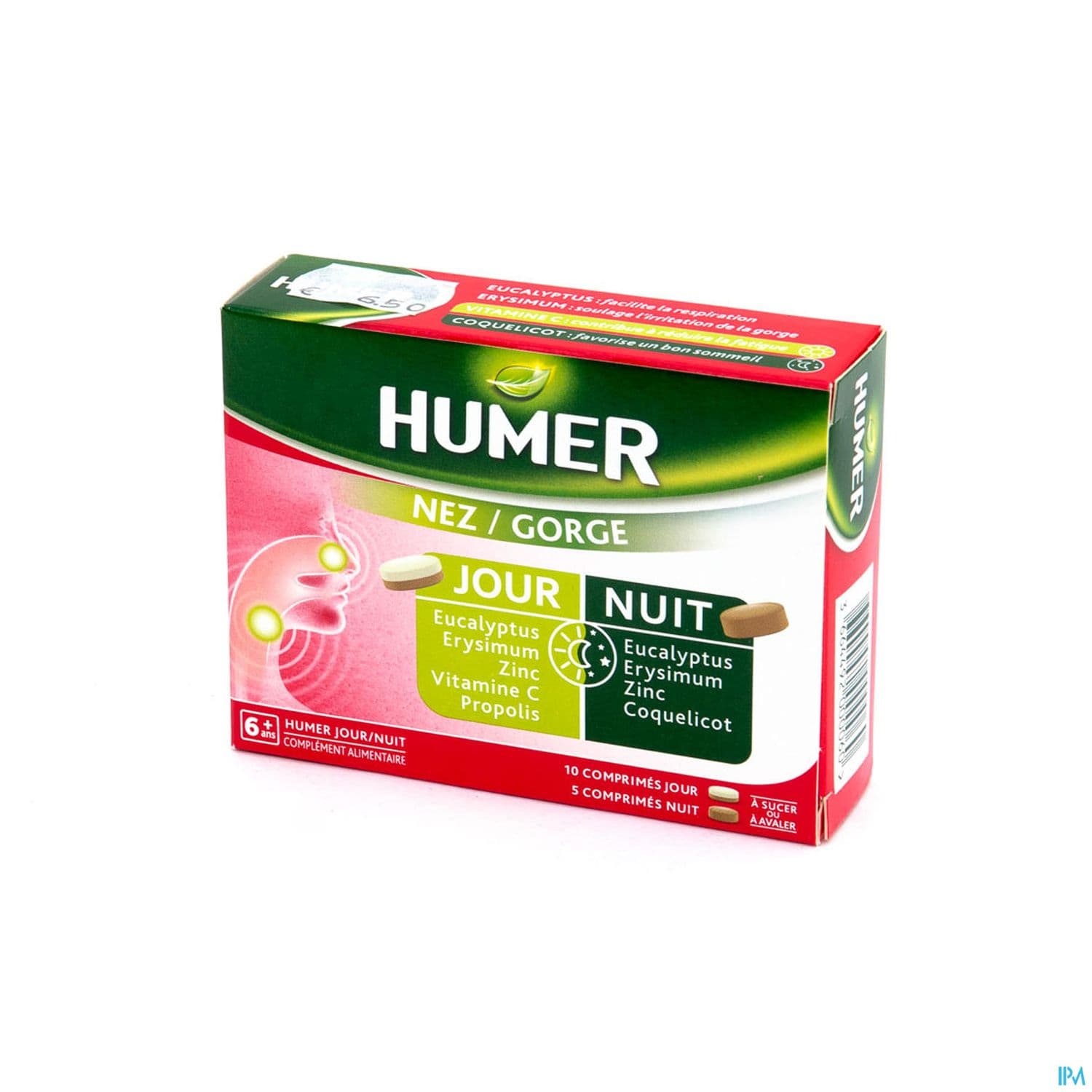 Humer Nez Gorge Jour Nuit Comprime 15