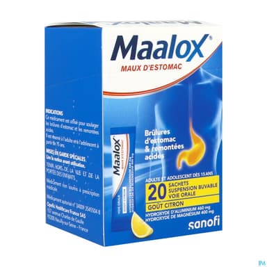 MAALOX MAUX D'ESTOMAC SACHET 20