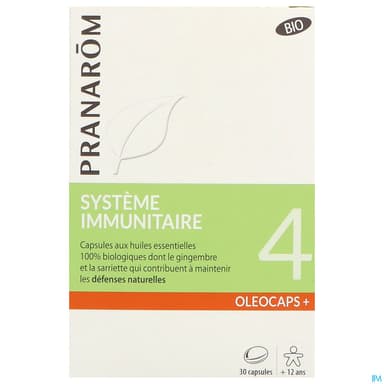 PRANAROM OLEOCAPS+4 IMMUNITE CAP30