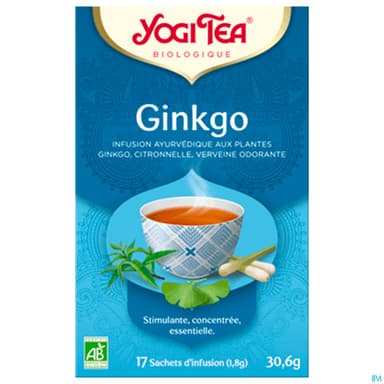 YOGI TEA GINKGO SACH 17