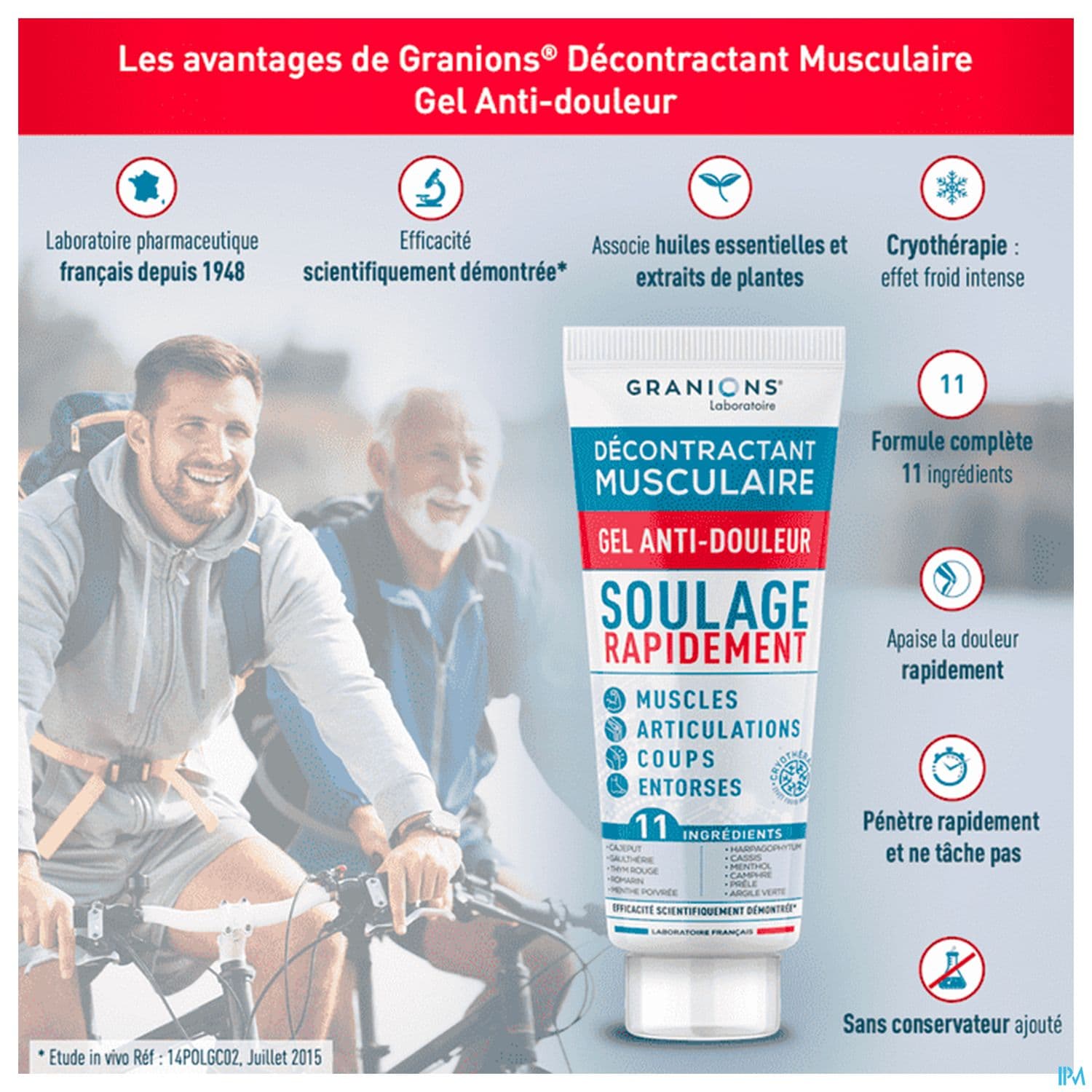 GRANIONS DECONTRACT MUSC GEL 100ML
