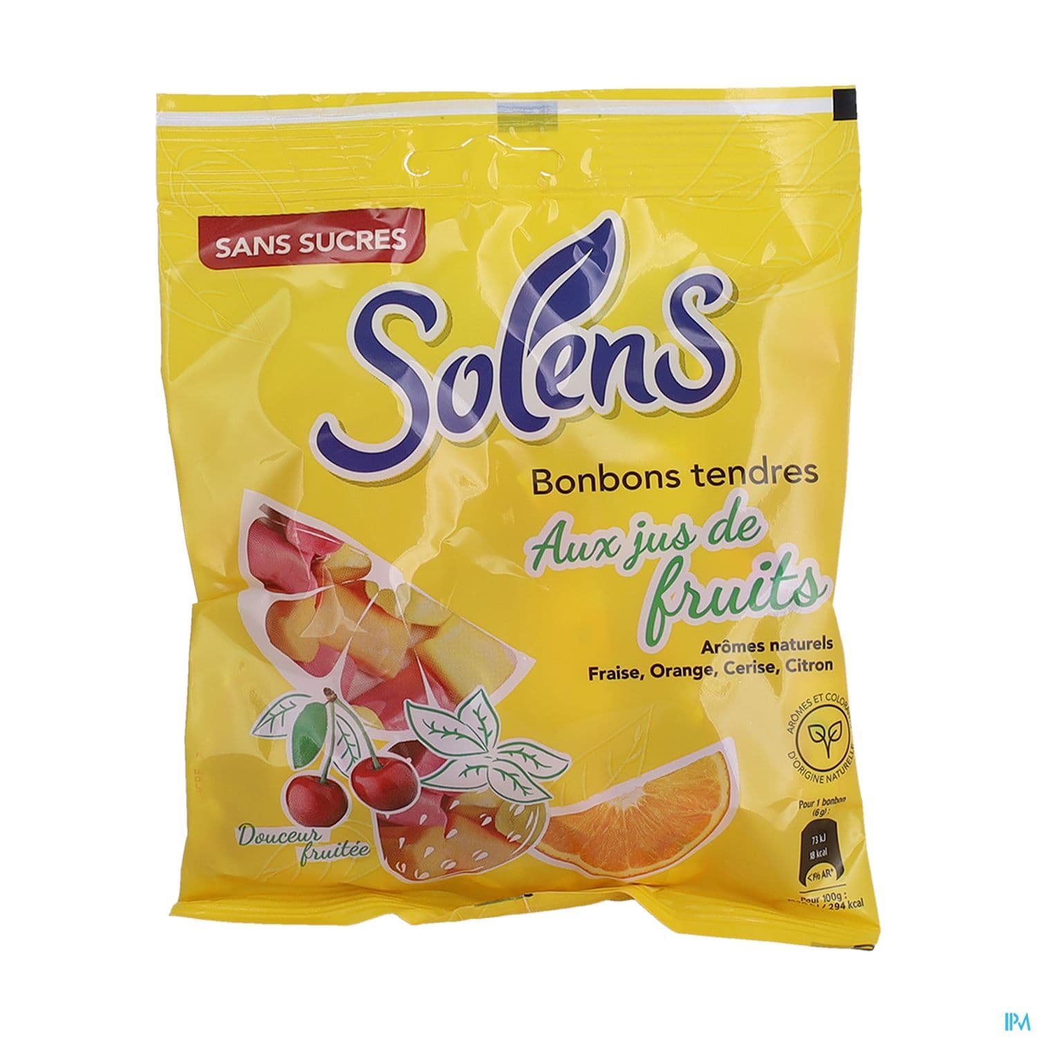 Solens Bonbons Tendres Aux Jus De Fruits 100g