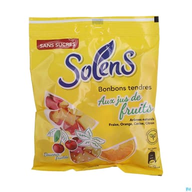 Solens Bonbons Tendres Aux Jus De Fruits 100g