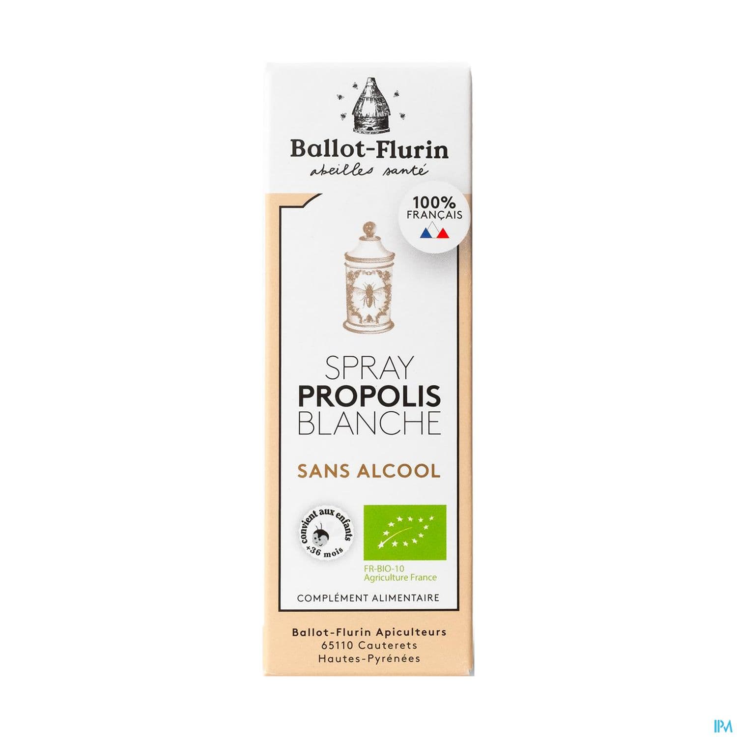 Ballot Flurin Spray Propolis Sans Alcool Bio 15ml