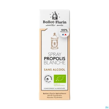 Ballot Flurin Spray Propolis Sans Alcool Bio 15ml