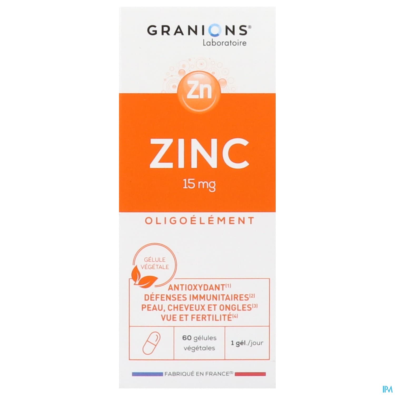 GRANIONS ZINC GELUL 60