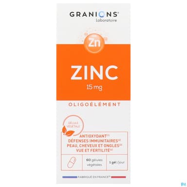 GRANIONS ZINC GELUL 60