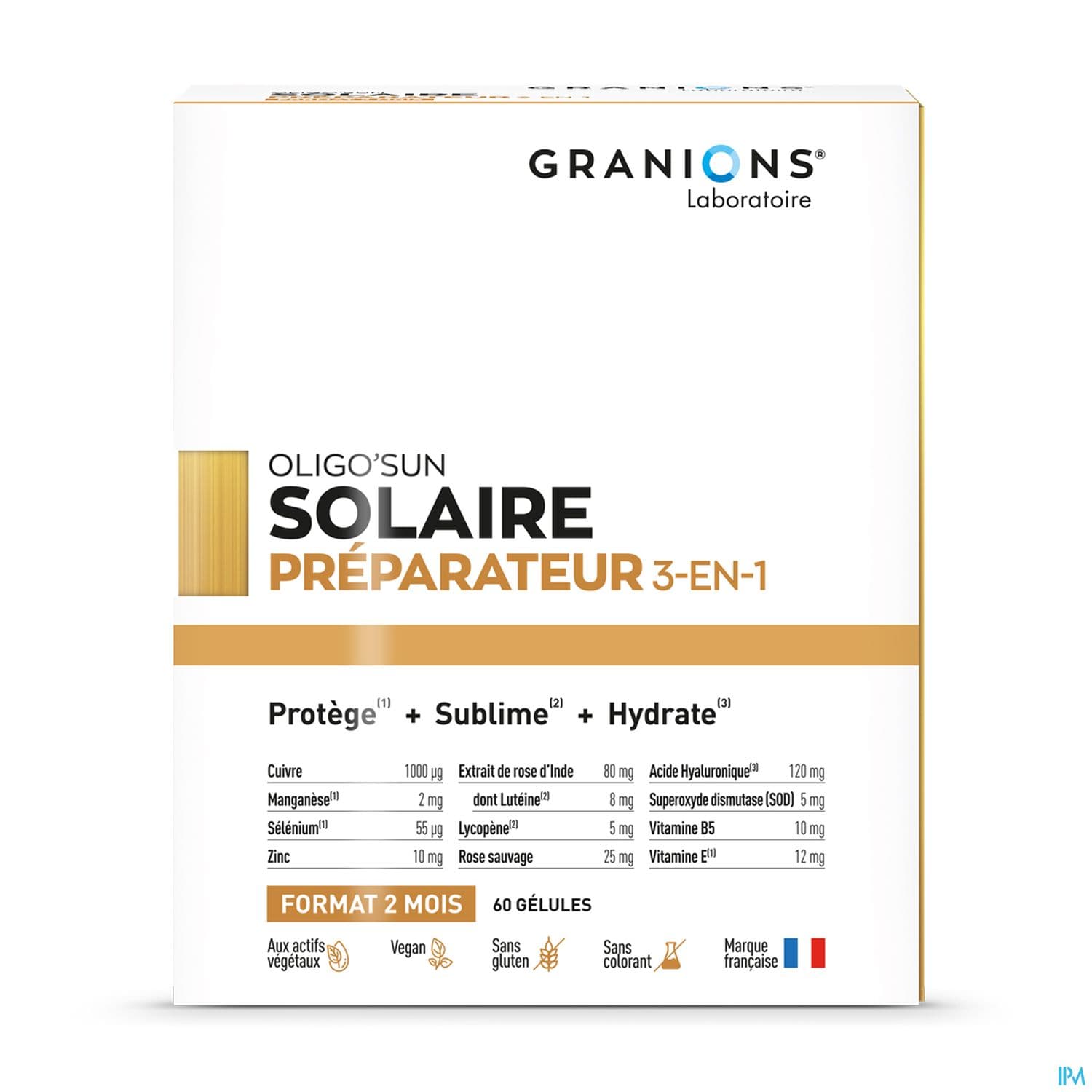 Granions Oligo'sun Preparateur Solaire 3en1 Comprime 60