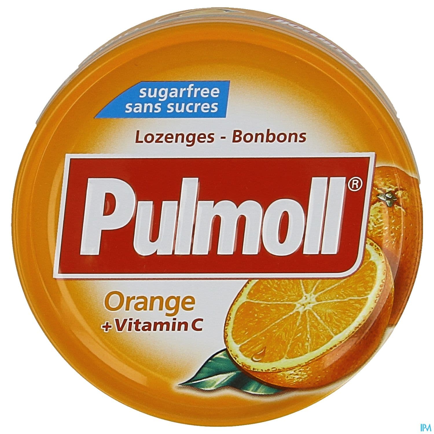 Pulmoll Orange Vitamine C Pastille Sans Sucre 45g