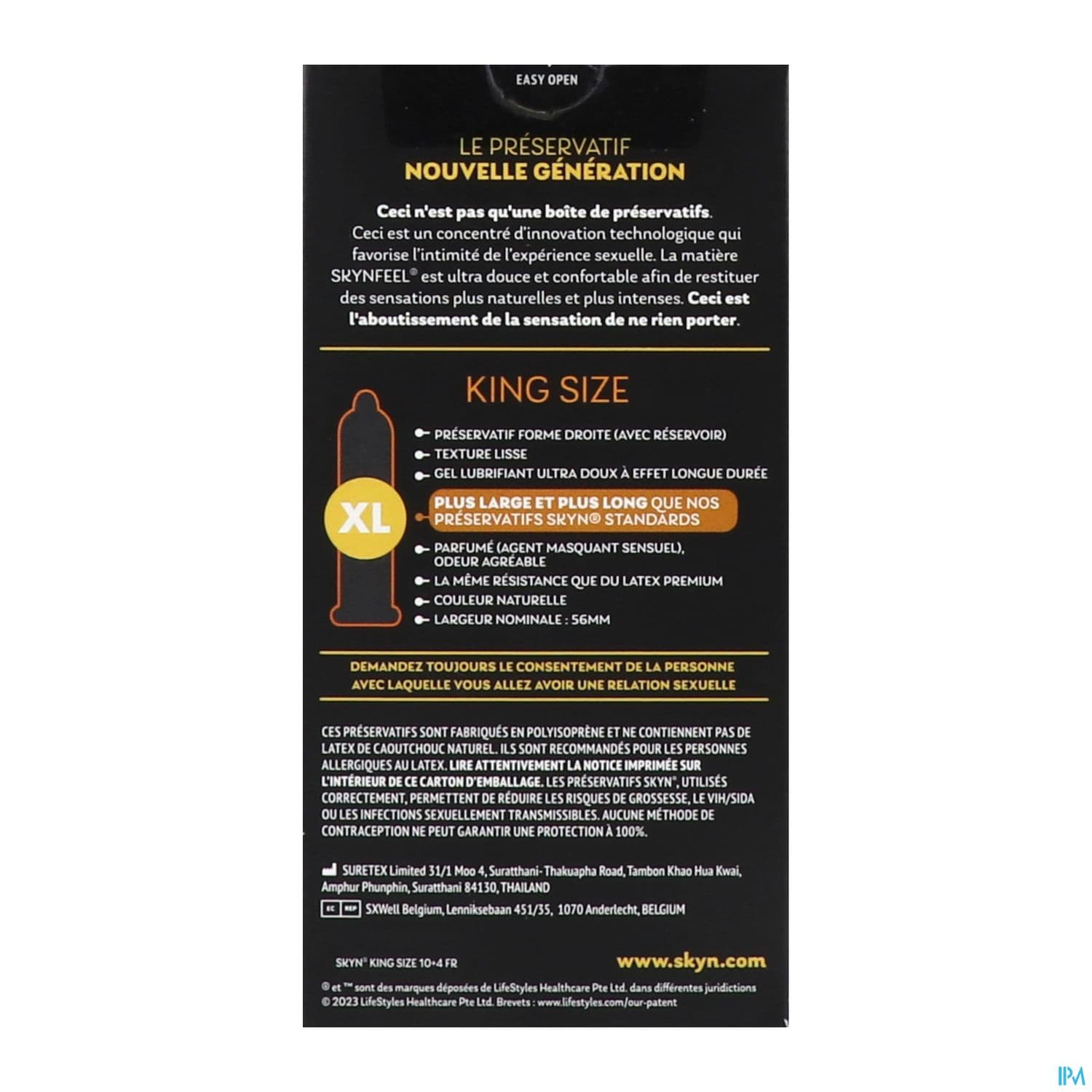 PRESERV MANIX SKYN KING SIZE 10+4