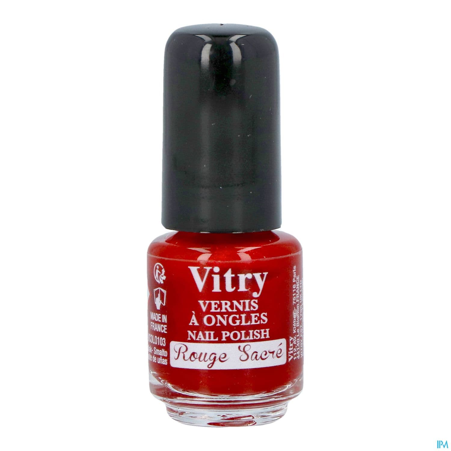 Vitry Vernis Ongles Rouge Sacre Mini 4ml