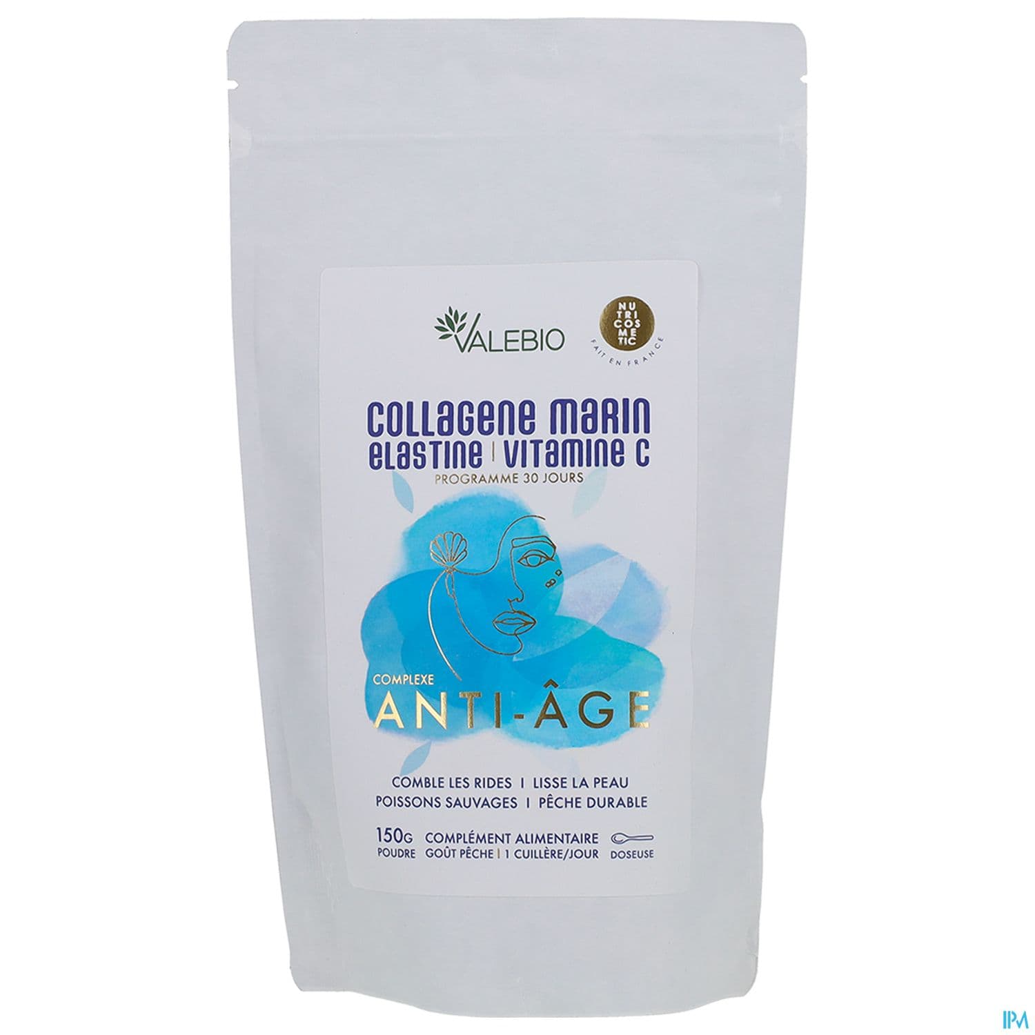 Valebio Nutricosmetique Collagene Elastine Marin 1 Mois 150g