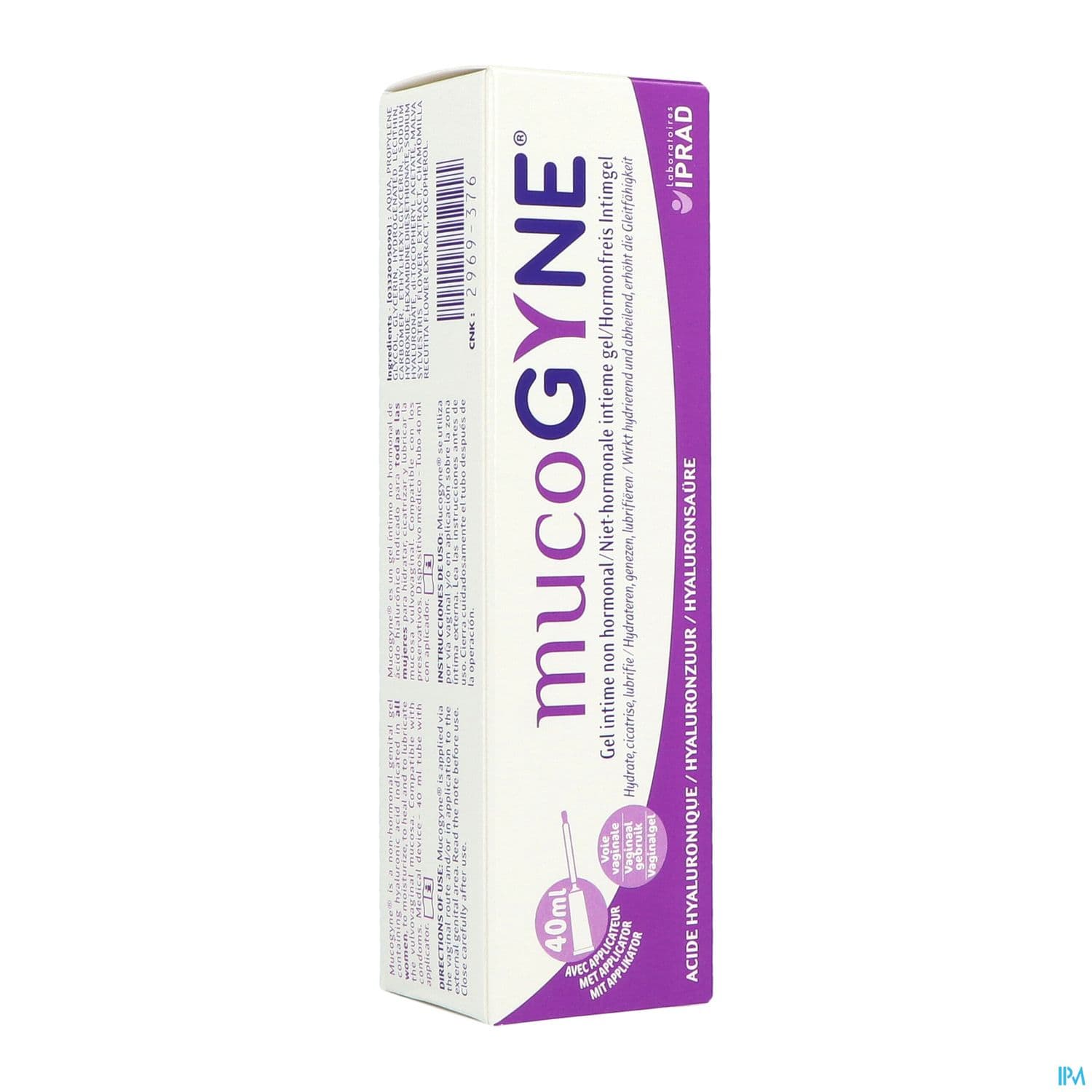 MUCOGYNE GEL INT NON HORMO AC HYALU T/40ML