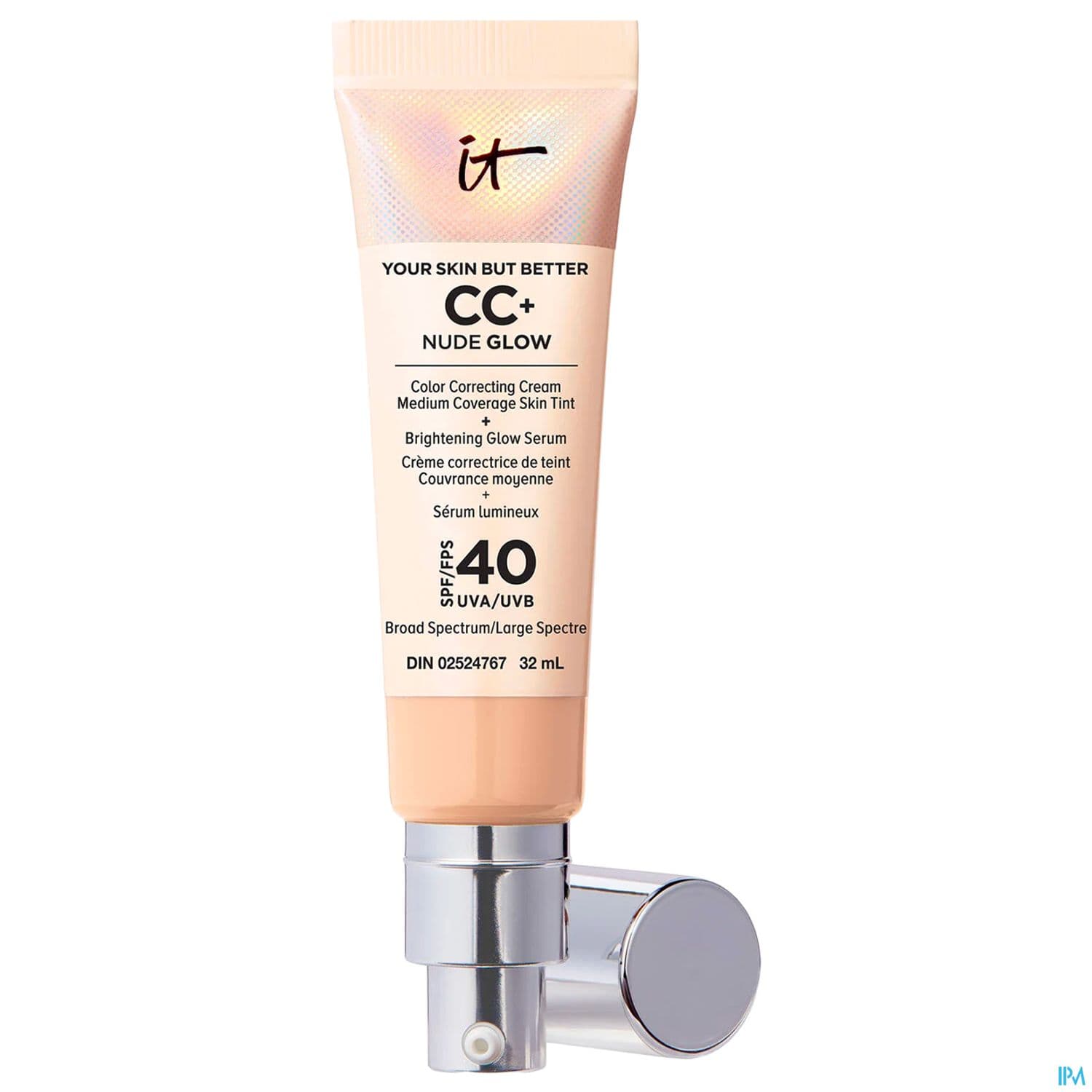 It Cosmetics Cc+ Cream Nude Glow Illuminatrice Spf40 Light Medium 32ml