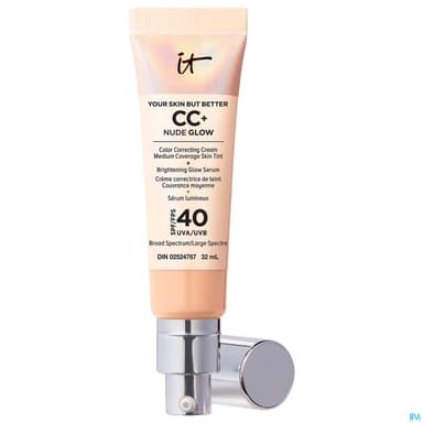 It Cosmetics Cc+ Cream Nude Glow Illuminatrice Spf40 Light Medium 32ml