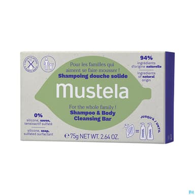 MUSTELA SH DCH SOLIDE 75G