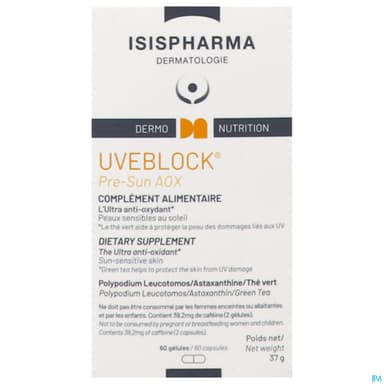 Isispharma Uveblock Pre Sun Aox Gelule 60