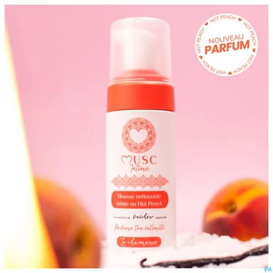 MUSC INTIME HOT PEACH MOUSSE 150ML