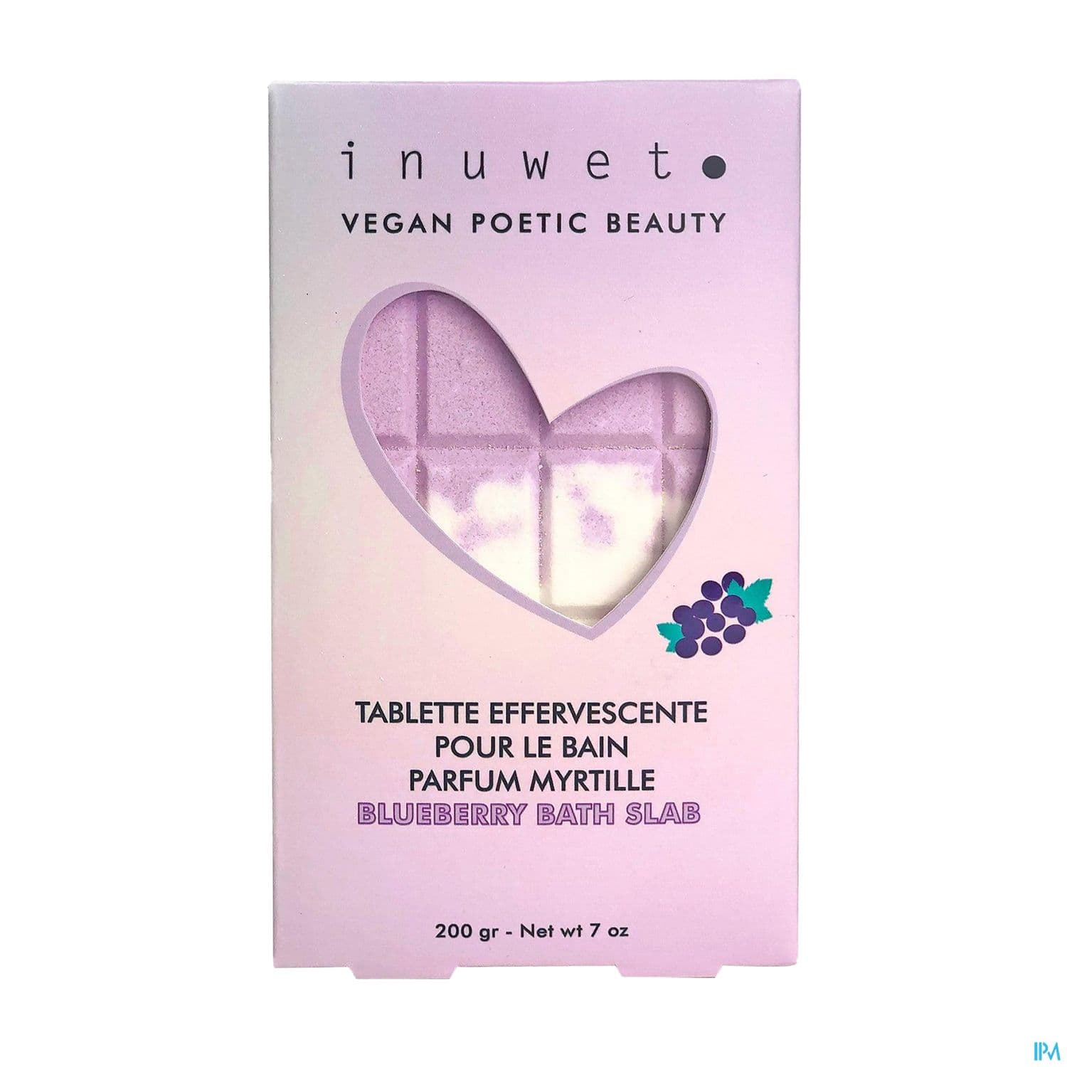 INUWET TABLETTE BAIN MYRTILLE 200G