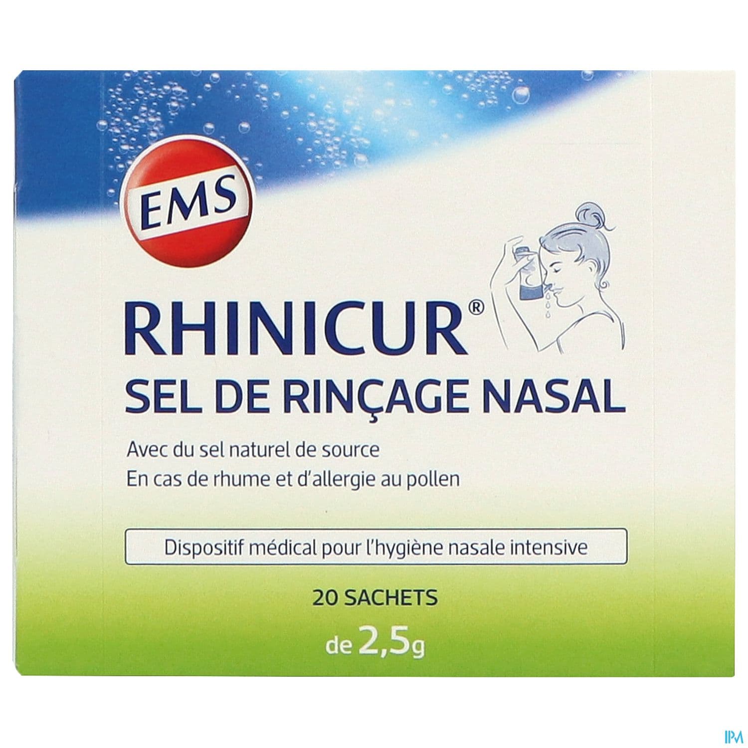 Rhinicur Sel De Rincage Nasal Sachet 2g5 20